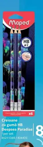 Selgros Creioane cu gumǎ HB Deepsea Paradise Ofertă