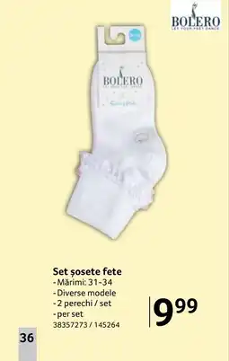 Selgros Set şosete fete Ofertă