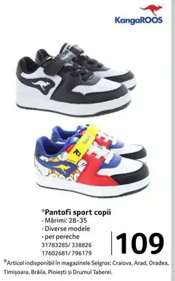 Selgros Pantofi sport copii Ofertă