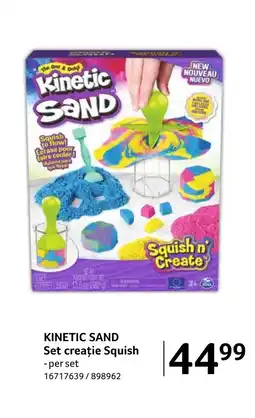 Selgros KINETIC SAND Set creație Squish Ofertă