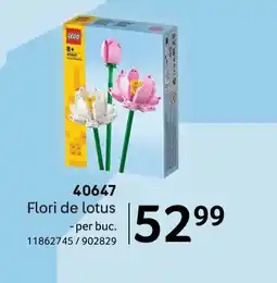 Selgros LEGO 40647 Flori de lotus Ofertă