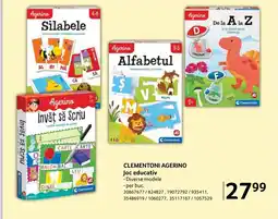 Selgros CLEMENTONI Agerino Joc educativ Ofertă