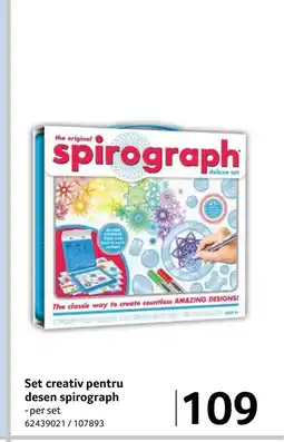Selgros Set creativ pentru desen spirograph Ofertă