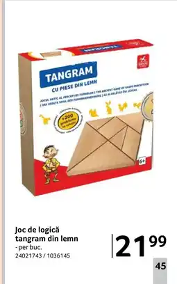 Selgros Joc de logică Tangram din lemn Ofertă