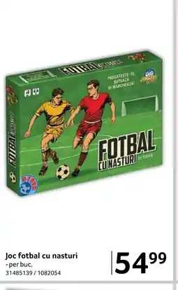 Selgros Joc fotbal cu nasturi Ofertă