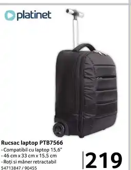 Selgros Rucsac laptop PTB7566 Ofertă