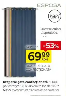 XXXLutz Draperie gata confecționată Ofertă