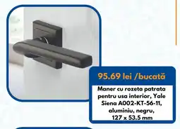 Dedeman Maner cu rozeta patrata pentru usa interior Ofertă