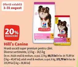 Fressnapf Hill's Canine Hrană uscată super premium pentru câini Ofertă