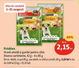 Fressnapf Friskies Hrană umedă şi gustări pentru câini Ofertă