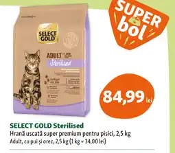 Fressnapf SELECT GOLD Sterilised Ofertă