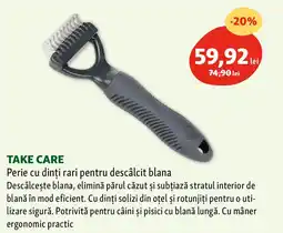 Fressnapf TAKE CARE Perie cu dinți rari pentru descâlcit blana Ofertă