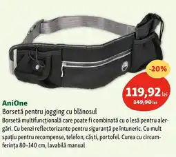 Fressnapf AniOne Borsetǎ pentru jogging cu blǎnosul Ofertă