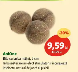 Fressnapf AniOne Bile cu iarba mâței Ofertă