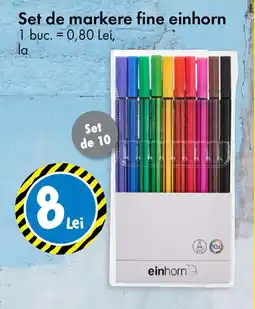TEDI Set de markere fine Einhorn Ofertă