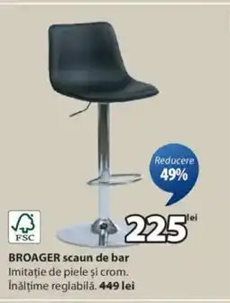 JYSK BROAGER scaun de bar Ofertă