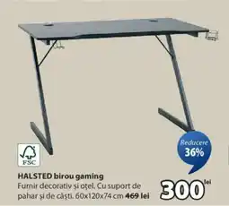 JYSK HALSTED birou gaming Ofertă