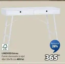 JYSK LINDVED birou Ofertă
