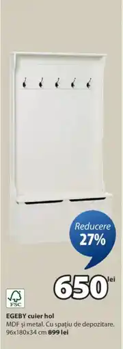 JYSK EGEBY cuier hol Ofertă