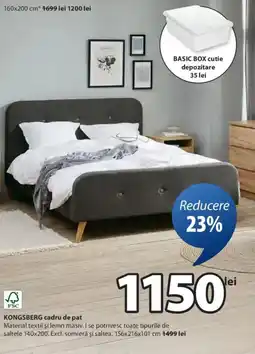JYSK KONGSBERG cadru de pat Ofertă
