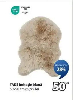 JYSK TAKS imitaţie blanǎ Ofertă