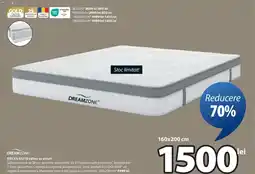 JYSK DREAMZONE KIELVA GS110 saltea cu arcuri Ofertă