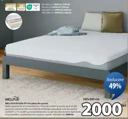 JYSK WELLPUR HOVDA GF110 saltea din spumă Ofertă
