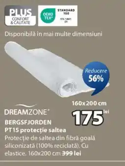 JYSK DREAMZONE BERGSFJORDEN PT15 protecţie saltea Ofertă