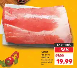 Kaufland Cotlet de porc fără os Ofertă
