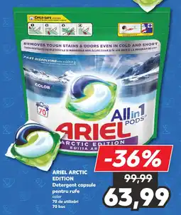 Kaufland ARIEL Arctic edition Detergent capsule pentru rufe Ofertă