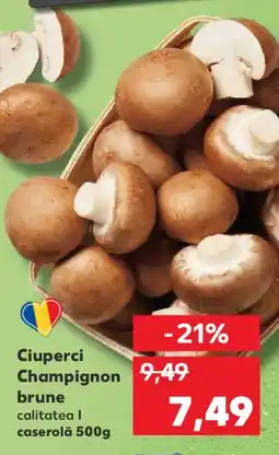 Kaufland Ciuperci Champignon brune Ofertă