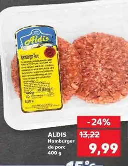 Kaufland ALDIS Hamburger de porc Ofertă