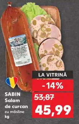 Kaufland SABIN Salam de curcan Ofertă