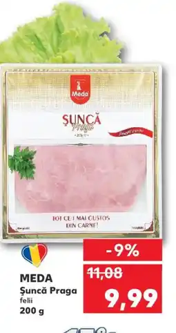 Kaufland MEDA Şuncă Praga felii Ofertă