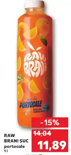 Kaufland RAW BRANI SUC portocale Ofertă