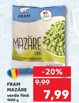 Kaufland FRAM MAZĂRE verde fină Ofertă