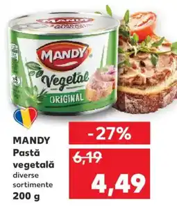 Kaufland MANDY Pastă vegetală Ofertă