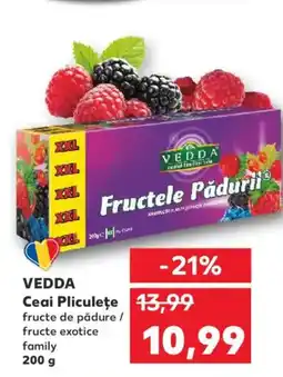 Kaufland VEDDA Ceai Pliculeţe Ofertă