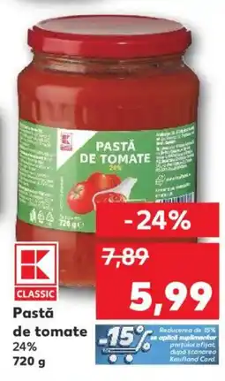 Kaufland Pastă de tomate Ofertă