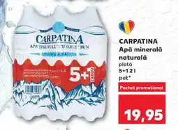 Kaufland CARPATINA Apă minerală naturală Ofertă