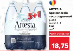 Kaufland ARTESIA Apă minerală necarbogazoasă plată Ofertă