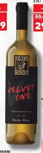 Kaufland VELVET ONE Vin alb / roşu sec Ofertă
