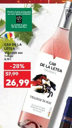 Kaufland CAll DE LA LETEA Vin rosé sec Ofertă
