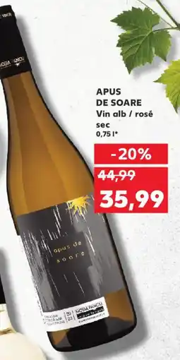 Kaufland APUS DE SOARE Vin alb / rosé sec Ofertă