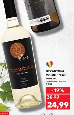 Kaufland BYZANTIUM Vin alb / roşu / rosé sec Ofertă