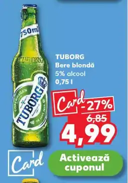 Kaufland TUBORG Bere blondă Ofertă