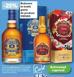 Kaufland Reducere la toată gama de produse CHIVAS Ofertă