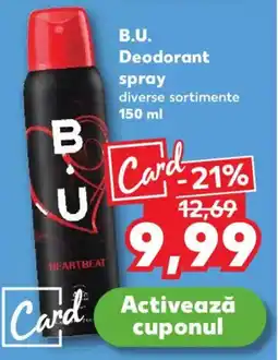 Kaufland B.U. Deodorant spray Ofertă
