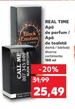 Kaufland REAL TIME Ара de parfum / Ара de toaletă Ofertă