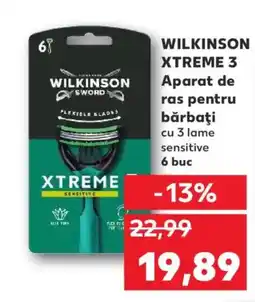 Kaufland WILKINSON Xtreme3 Aparat de ras pentru bărbaţi Ofertă